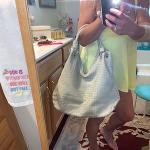 Amrita Singh NWOT large off white purse